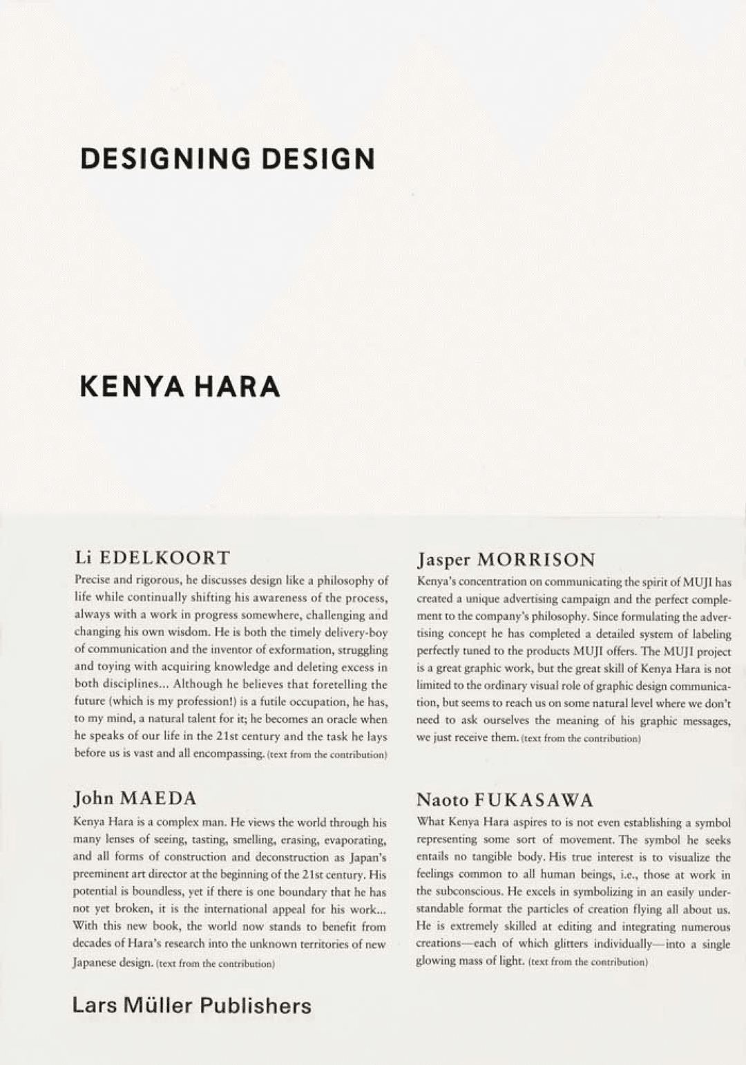 Designing Design